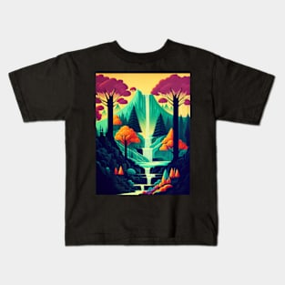 Waterfall Kids T-Shirt